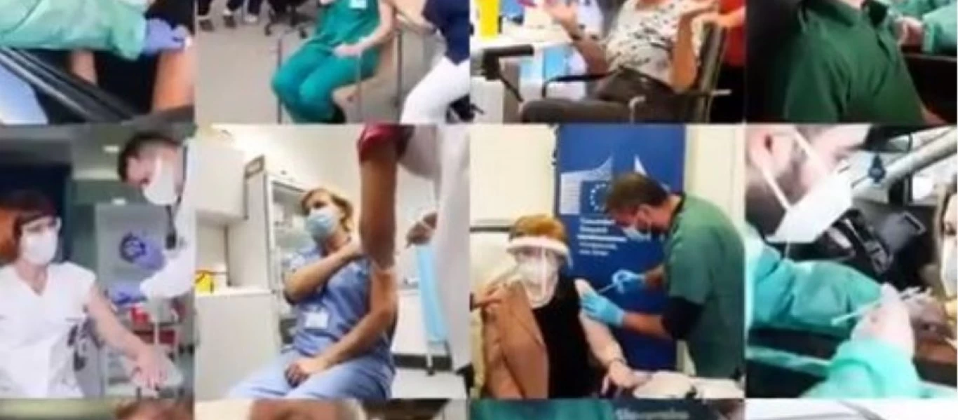 Η... σωστή μέτρηση των εμβολιασμένων από την Φον ντερ Λάιεν:«Το 25% των Ευρωπαίων έχει λάβει την πρώτη δόση»